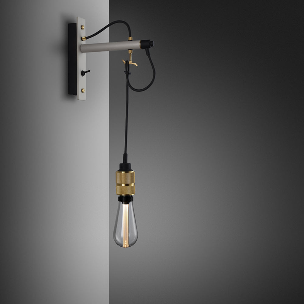 Buster + Punch RHW - 25329 Hooked Wall Light Stone - Brass - Araco Interiors