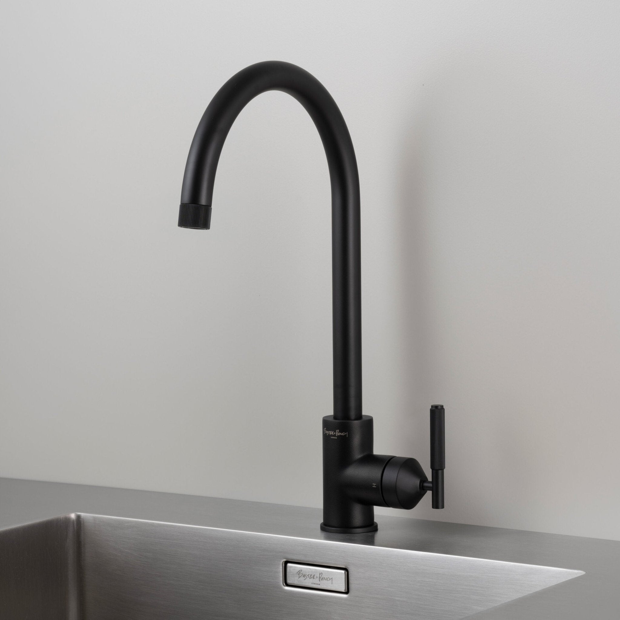 Buster + Punch RKT - 481574 Mixer - Linear Kitchen Tap Welders Black - Araco Interiors