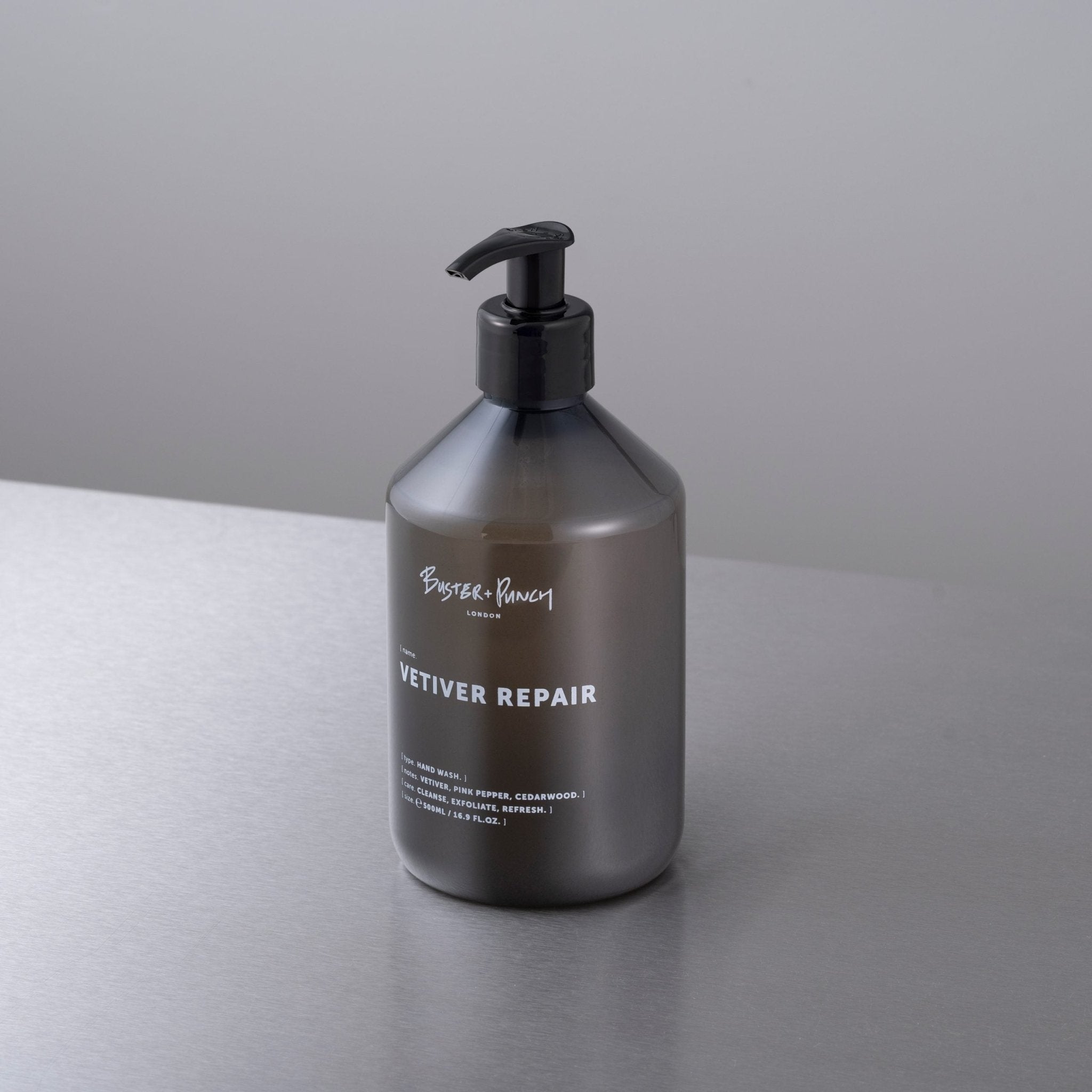 Buster + Punch UAB - 562343 Body Wash - Vetiver Repair - 500ml Bodycare Black - Araco Interiors