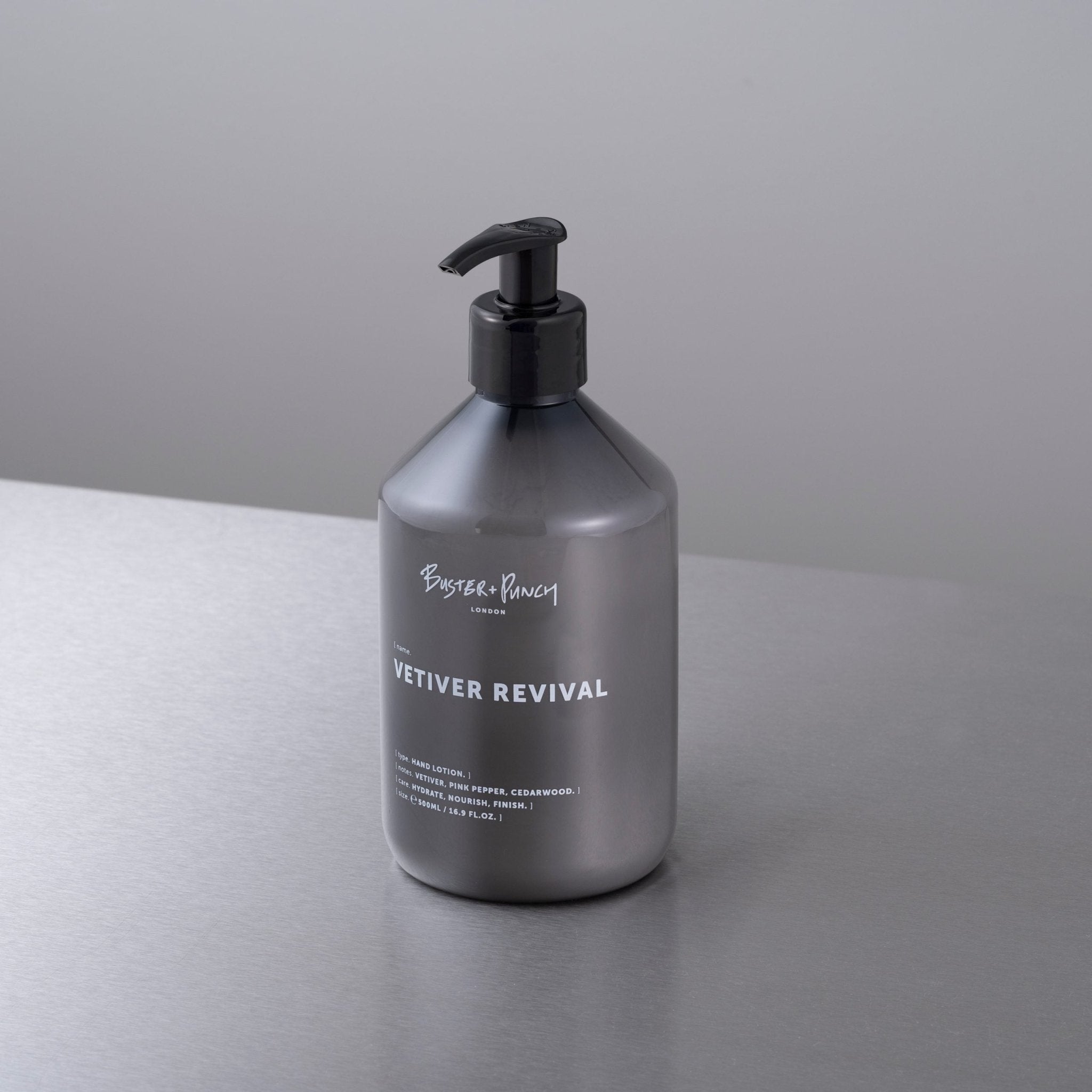 Buster + Punch UAB - 562344 Body Wash - Vetiver Revival - 500ml Bodycare Black - Araco Interiors