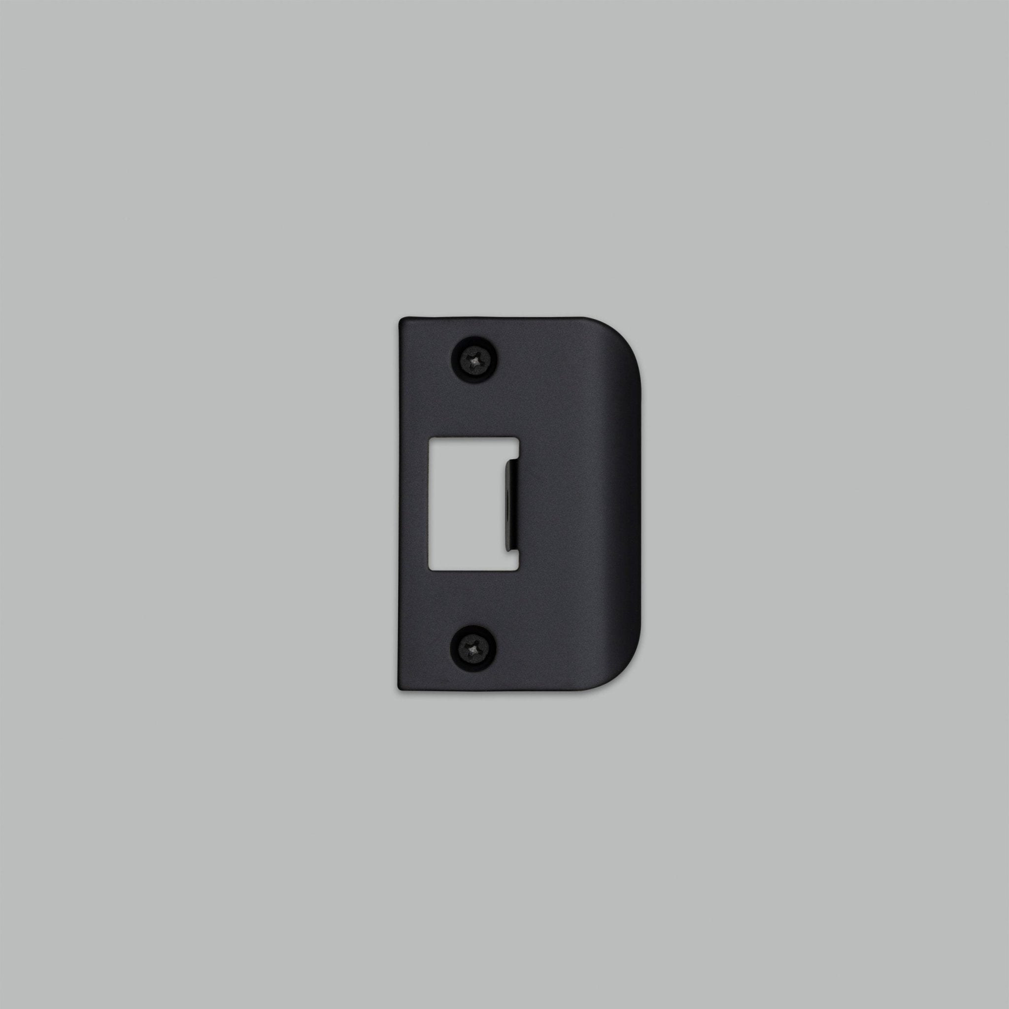 Buster + Punch UDS - 021796 Strike Plate Kit - D Shaped - Standard Door Accessorie Black - Araco Interiors