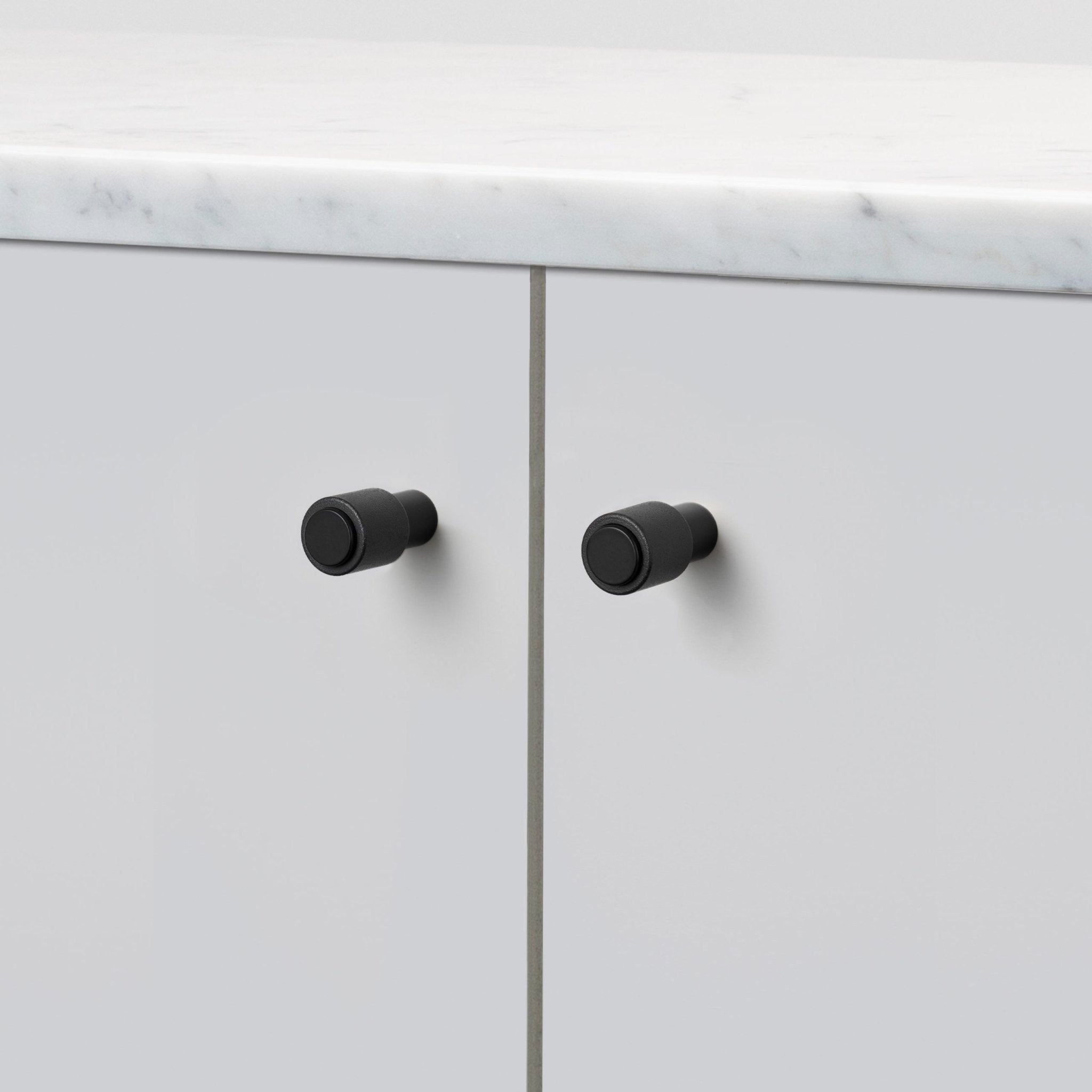 Buster + Punch UFK - 481275 Furniture Knob Set - Cast Furniture Knob Welders Black - Araco Interiors