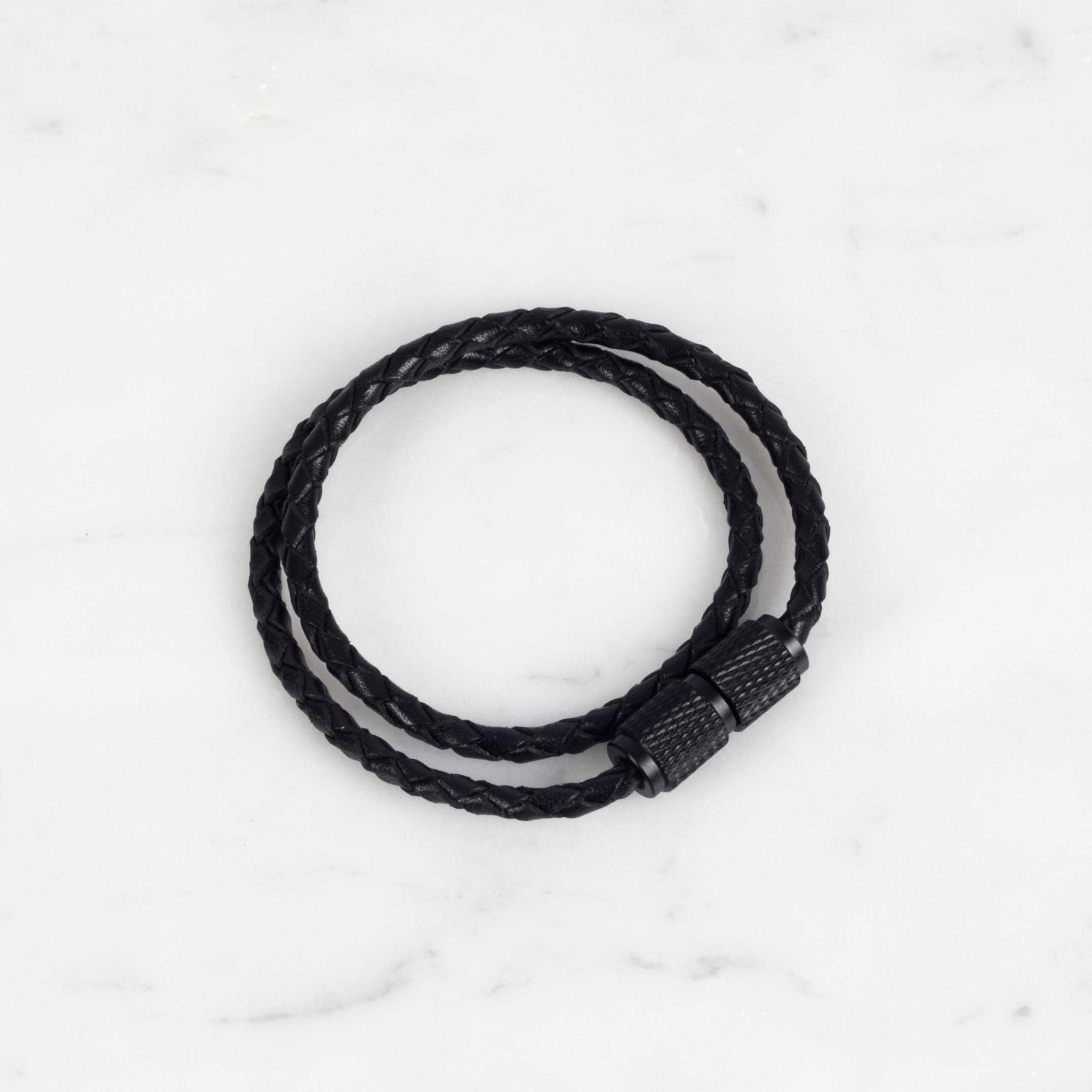 Buster + Punch UK - B1 - D - 42 - BL - A Double Bracelet Jewellery Black - Araco Interiors