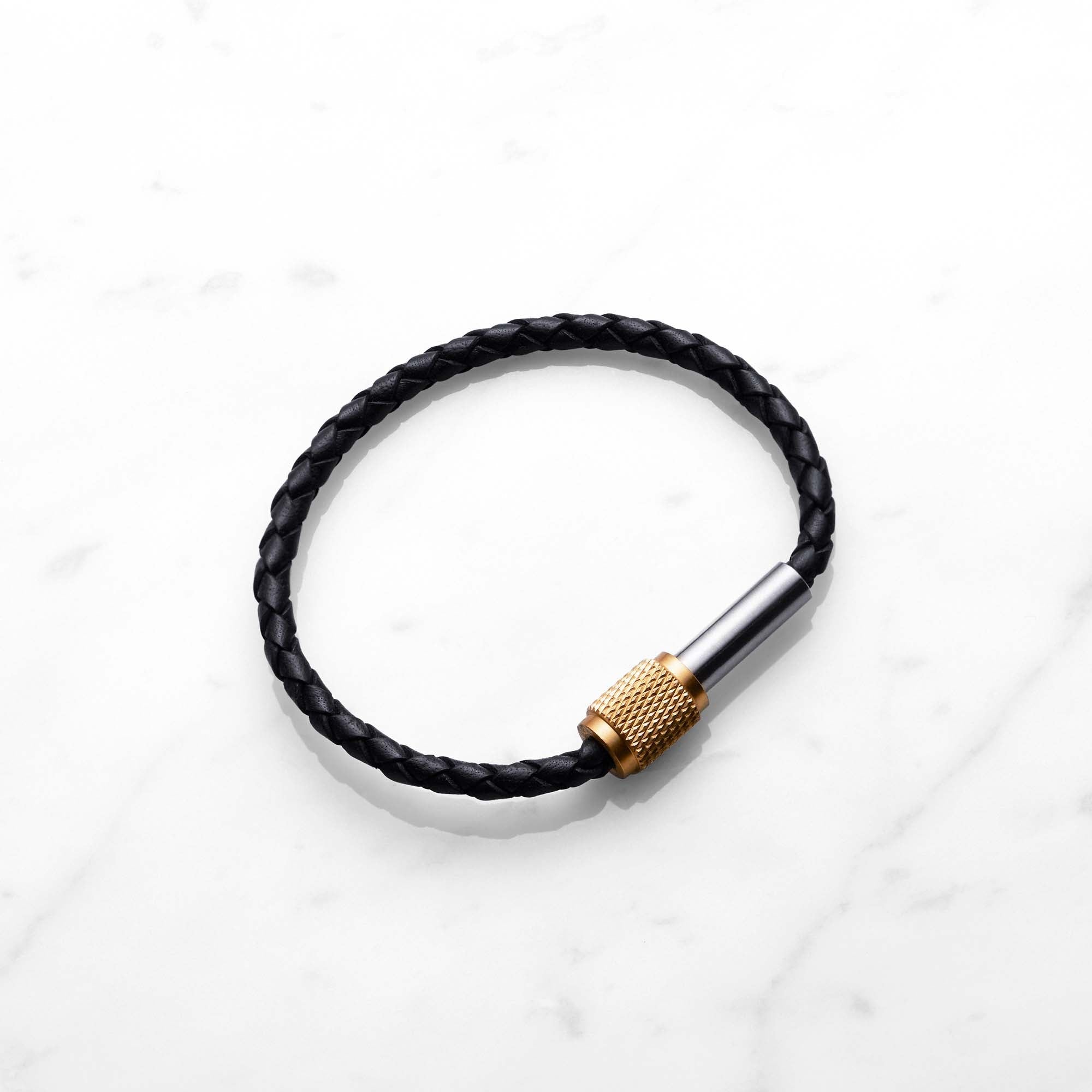 Buster + Punch UK - B1 - S - 18 - BR - ST - A Single Bracelet Jewellery Black - Brass - Araco Interiors
