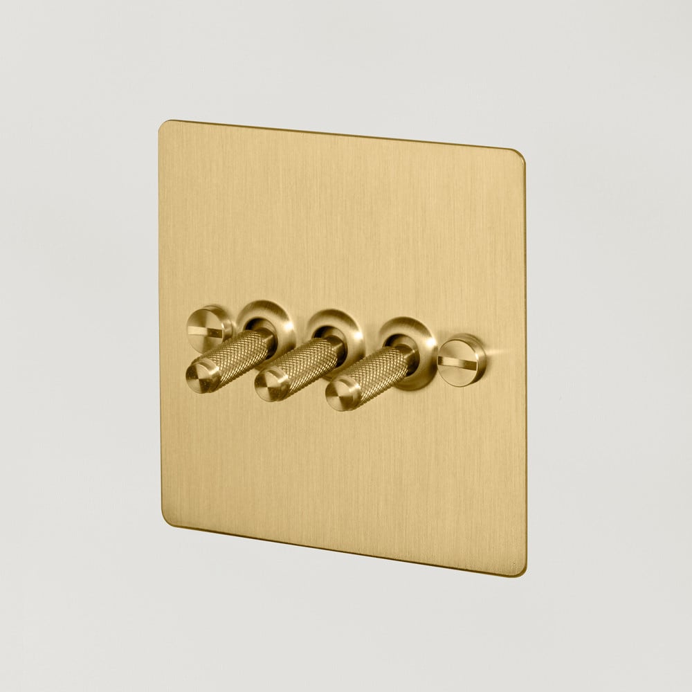 Buster + Punch UK - TO - CO - 3G - BL - ST - A 3G Toggle Switch Light Switch Black - Steel - Araco Interiors