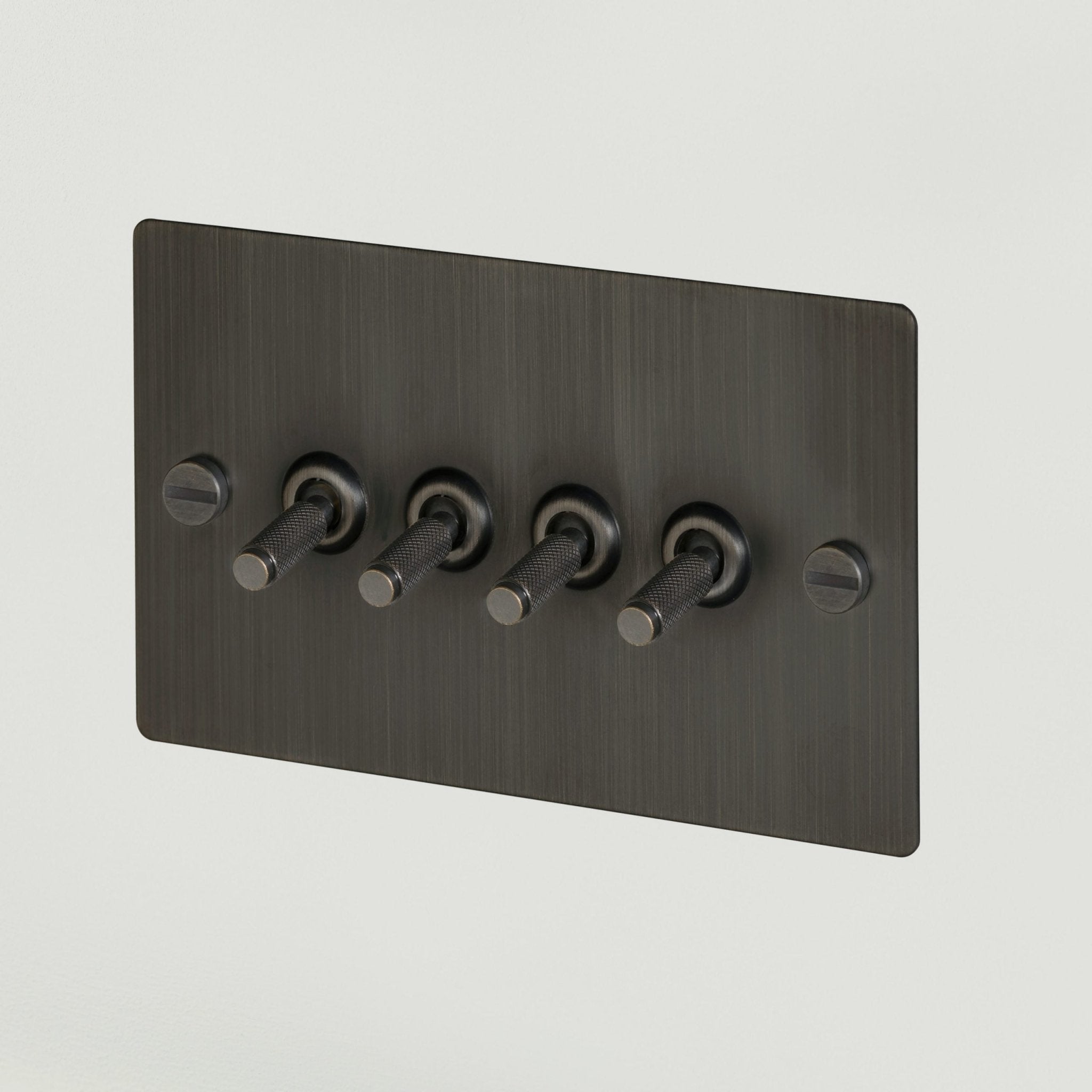 Buster + Punch UK - TO - CO - 4G - SM - ST - A 4G Toggle Switch Light Switch Smoked Bronze - Steel - Araco Interiors