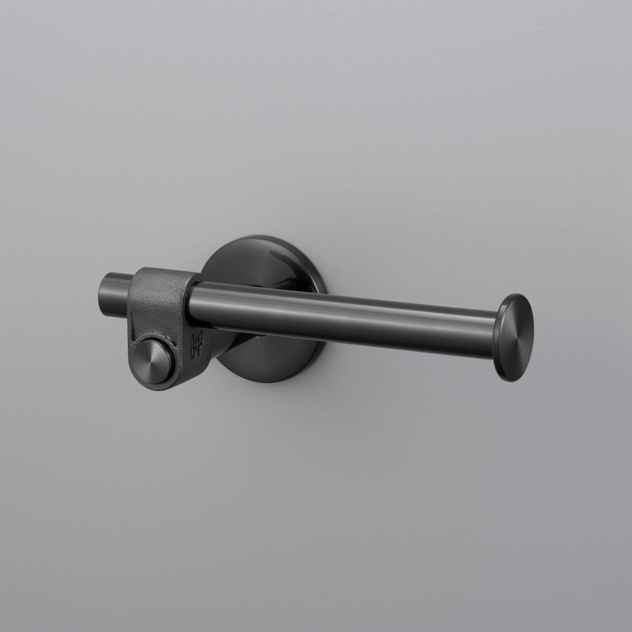 Buster + Punch UTA - 351290 - 01 Cast Toilet Roll Holder Gun Metal - Araco Interiors