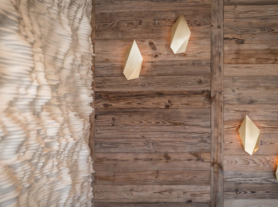 CTO Lighting Abstract Wall Light antique bronze - Araco Interiors