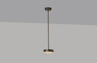 CTO Lighting Anvers Small Pendant Light antique bronze with honed alabaster - Araco Interiors
