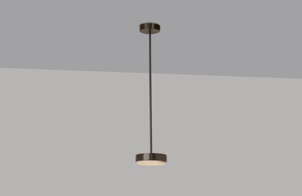 CTO Lighting Anvers Small Pendant Light antique bronze with honed alabaster - Araco Interiors