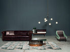 CTO Lighting Array Pendant - Large - DALI - A Ceiling Light bronze with bronze details and shiny opal glass - Araco Interiors