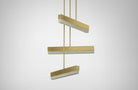 CTO Lighting Artes Collective 600 Pendant Light bronze with satin brass details and honed alabaster - Araco Interiors