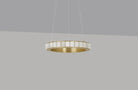 CTO Lighting Avalon Medium - Ceiling Mounting Plate Chandelier satin brass with honed alabaster - Araco Interiors