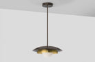 CTO Lighting Carapace - Rod - DALI - A Pendant Light bronze with shiny opal glass - Araco Interiors