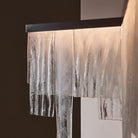 CTO Lighting Cascata - Ceiling Rose - DALI - A Chandelier bronze with wavy kiln glass - Araco Interiors