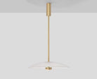 CTO Lighting Cielo Small - DALI - A Pendant Light satin brass with fritted glass - Araco Interiors