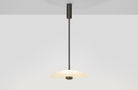 CTO Lighting Cielo Small - DALI - B Pendant Light bronze with fritted glass - Araco Interiors