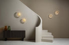 CTO Lighting Cielo Small Wall Light satin brass with fritted glass - Araco Interiors
