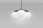 CTO Lighting Cloudesley Small - DALI - A Chandelier bronze with matt opal glass - Araco Interiors