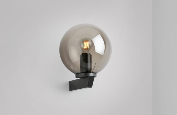 CTO Lighting Gaia - Plate - DALI - A Wall Light antique bronze with smoked glass - Araco Interiors
