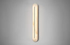 CTO Lighting Hepworth Tall - IP44 Wall Light antique bronze with honed alabaster - Araco Interiors
