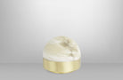 CTO Lighting Lucid 200 Table Lamp satin brass with honed alabaster 5 amp plug - Araco Interiors
