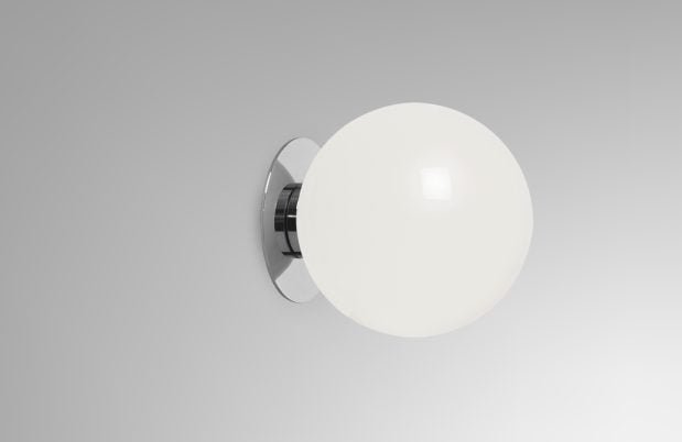 CTO Lighting Mezzo Large - Flush IP44 - DALI - A Wall Light polished nickel - Araco Interiors