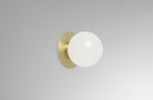 CTO Lighting Mezzo Small - Flush IP44 - DALI - A Wall Light satin brass - Araco Interiors