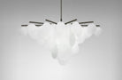 CTO Lighting Nimbus - Medium Chandelier bronze with fritted glass - Araco Interiors