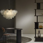 CTO Lighting Nimbus - Round - Medium - DALI - A Chandelier bronze with fritted glass - Araco Interiors