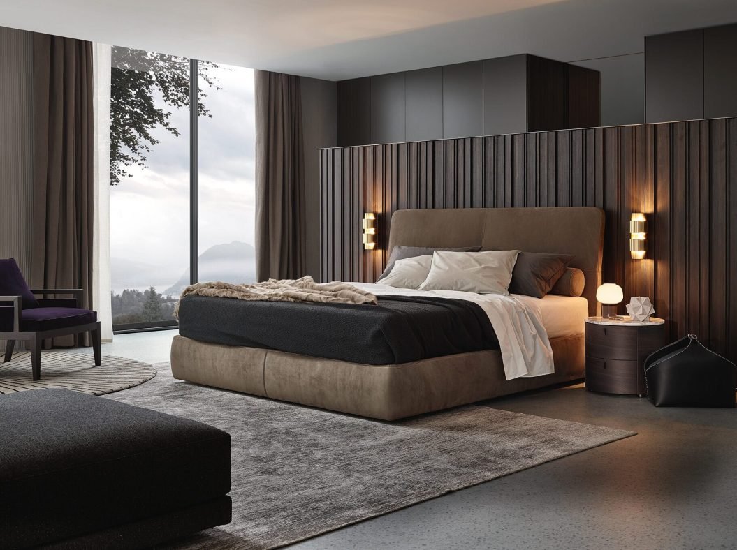 CTO Lighting Ring - Short Wall Light antique bronze with satin brass detail - Araco Interiors