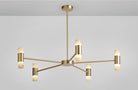 CTO Lighting Roma - DALI - A Pendant Light satin brass with honed alabaster - Araco Interiors
