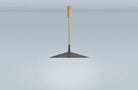 CTO Lighting Tinto - Medium - Rod - DALI - B Pendant Light bronze shade and satin brass details - Araco Interiors