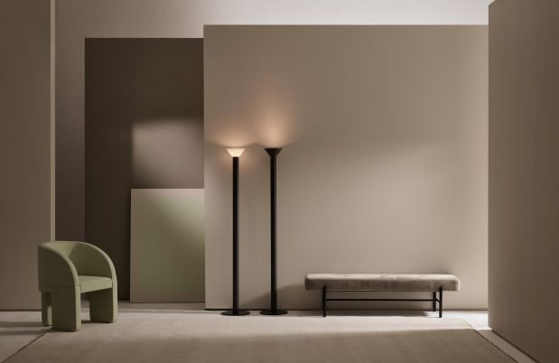 CTO Lighting Torres Uplighter Floor Lamp bronze - Araco Interiors