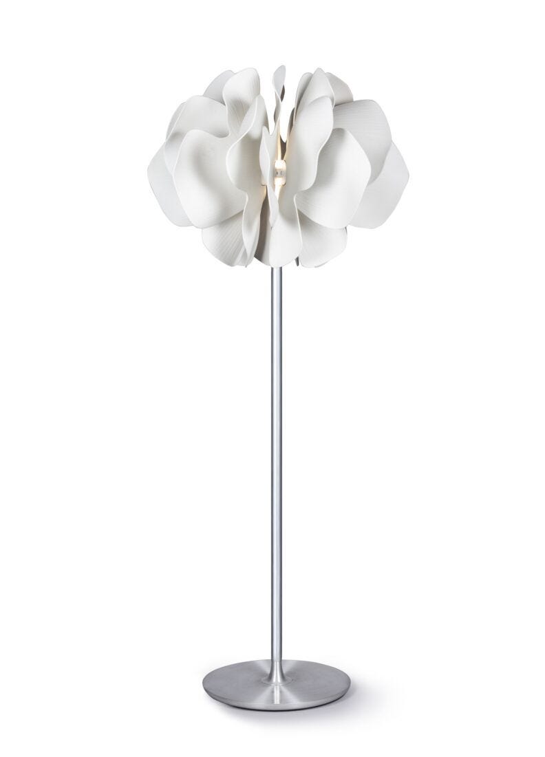 Lladro Nightbloom floor lamp (white)(UK)-0