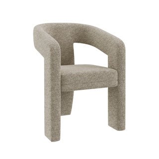 Dome Deco APEX Armchair Richie fabric Taupe - Araco Interiors