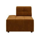 Dome Deco BRESCIA module partial right backrest Sofa Lech fabric Copper - Araco Interiors
