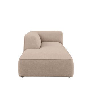 Dome Deco CALI chaise longue L Sofa Owen fabric Nude - Araco Interiors