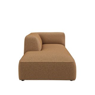 Dome Deco CALI chaise longue left Sofa Clusone fabric Salmon - Araco Interiors
