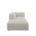 Dome Deco CALI chaise longue left Sofa Doodle fabric Grey - Araco Interiors