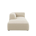 Dome Deco CALI chaise longue left Sofa Oreo fabric Sand - Araco Interiors