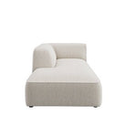 Dome Deco CALI chaise longue left Sofa Prado fabric Cream - Araco Interiors