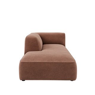 Dome Deco CALI chaise longue left Sofa Rate fabric Marron - Araco Interiors