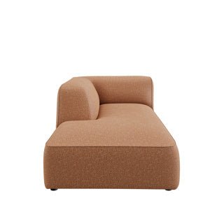 Dome Deco CALI chaise longue left Sofa Tresigallo fabric Salmon - Araco Interiors