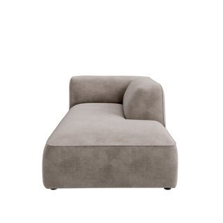 Dome Deco CALI chaise longue right Sofa Paris fabric Mouse - Araco Interiors