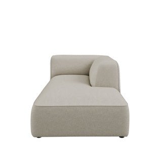 Dome Deco CALI chaise longue right Sofa Philo fabric Cream - Araco Interiors