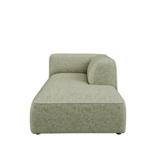 Dome Deco CALI chaise longue right Sofa Philo fabric Green - Araco Interiors