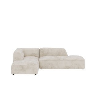 Dome Deco CALI sofa L Sofa Milton fabric Beige - Araco Interiors