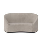 Dome Deco CURVE sofa Sofa Milton fabric Beige - Araco Interiors