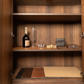 Dome Deco DOUKAS Placemat & Coaster BLA - Araco Interiors